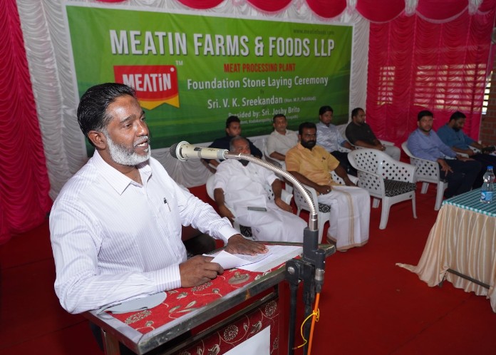 Foundation Stone Laying Ceremony of  MEATIN FARMS & FOODS LLP at Ahalia Health Heritage & Knowledge Village, Palakkad